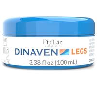 Dulac - Dinaven Crema para Piernas Cansadas y Pesadas, Efecto Frío, 100 ml, Favorece la Circulación de las Piernas, Crema Masaje con Diosmina, Rusco y Vid Roja, Made in Italy