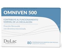 Dulac, Omniven 500 Complemento Alimenticio Piernas Pesadas, 80 Comprimidos
