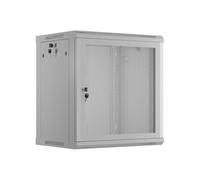 Dulap rack 19" perete 12U / 600x450 cu u?? perforat?, gri (flat pack)