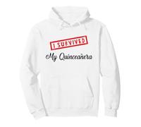 Dulce 15 Quinceañera Chicas Latinas 15 cumpleaños Sobreviví Sudadera con Capucha