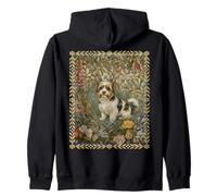 Dulce Biewer Terrier en un Antiguo jardín inglés Sudadera con Capucha