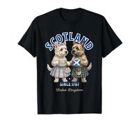 Dulce Cairn Terrier Perros Taza Amor Café Escocia Bandera Camiseta