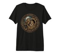 Dulce cárabo del Bosque observador de pájaros, pájaro Nocturno búho pájaros Camiseta Premium