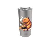 Dulce Carpincho Come Ramen. Carpinchos Ramen Vaso térmico de acero inoxidable de doble pared