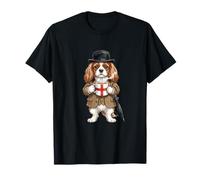 Dulce Cavalier King Spaniel Perro Taza Café Bandera de Inglaterra Camiseta