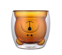 Dulce cerveza tazas tazas de café vasos de té vasos de café de doble pared aislantes oso gato taza