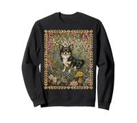 Dulce Chihuahua Tricolor en un Antiguo jardín inglés Sudadera