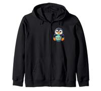 Dulce dibujos animados pingüino Pascua huevo celebración Sudadera con Capucha