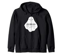 Dulce Fantasma Dice Que tu Sonrisa se ve Divertida de Halloween Sudadera con Capucha