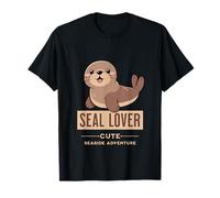 Dulce Foca león Marino Foca Amante del Sello Camiseta