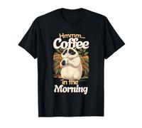 Dulce Gato Ragdoll Resaca y Taza de café por la mañana Camiseta