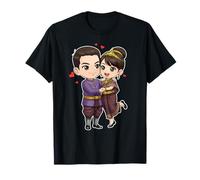 Dulce Khmer Boda Camboyana Chibi Pareja Enamorada Camiseta