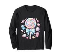 Dulce Lollipop Candy Pastel Gummy Bear Heart Sugar Treats Manga Larga