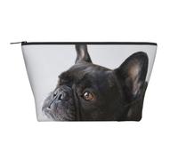 Dulce Mascota Lindo Cachorro de Bulldog francés Negro, Bolsa de artículos de tocador Bolsa de Maquillaje Bolsa de cosméticos Bolsa de artículos de tocador de Viaje portátil