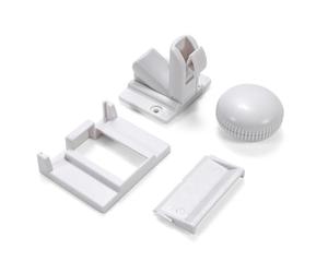 Dulce Nido | 4 uds. + 1 llave | Cierre de Seguridad Magnético para Armarios, Puertas y Cajones | Bloqueo invisible de Seguridad Infantil - Seguros para Bebés | Imanes Adhesivos para Muebles