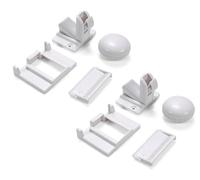 Dulce Nido | 8 uds. + 2 llaves | Cierre de Seguridad Magnético para Armarios, Puertas y Cajones | Bloqueo invisible de Seguridad Infantil - Seguros para Bebés | Imanes Adhesivos para Muebles