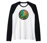 Dulce pájaro colibrí observador de Aves Primavera pájaro Cantor pájaros Camiseta Manga Raglan