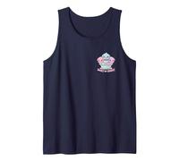 Dulce Pero Mortal Pastel Kawaii Cupcake Puppies Cute Alt Camiseta sin Mangas, Hombre, Azul Marino, XL