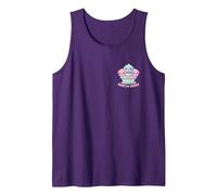 Dulce Pero Mortal Pastel Kawaii Cupcake Puppies Cute Alt Camiseta sin Mangas, Hombre, Morado, XL