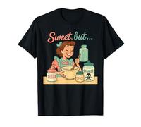 Dulce Pero Psycho Retro Humor Oscuro Vintage Camiseta