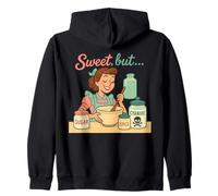 Dulce Pero Psycho Retro Humor Oscuro Vintage Sudadera con Capucha