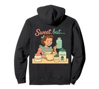 Dulce Pero Psycho Retro Humor Oscuro Vintage Sudadera con Capucha