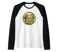 Dulce Pico de Abeto observador de Aves Primavera pájaro Cantor Camiseta Manga Raglan