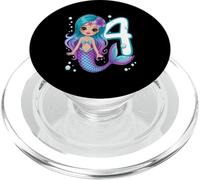 Dulce Sirena 4 º Cumpleaños Niña Fiesta Bajo El Agua PopSockets PopGrip para MagSafe