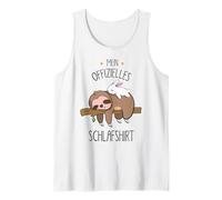 Dulce sueño de Animales para niños con Perezoso y Conejo. Camiseta sin Mangas