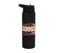 Dulce Tiempo de Verano Vacaciones Vibes Vacaciones Amante de la Stainless Steel Insulated Water Bottle