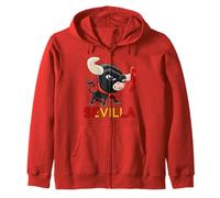 Dulce toro español ciudad Sevilla Andalucía España Sudadera con Capucha