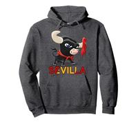 Dulce toro español ciudad Sevilla Andalucía España Sudadera con Capucha
