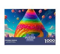 Dulces Coloridos Puzle 1000 Piezas Candyland - Desafío Decorativo, Mindfulness En Pareja, Póster 1:1, 38x26cm/1000pcs