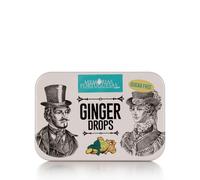 Dulces de hierbas de jengibre en lata vintage, 40 g, caramelo duro con notas botánicas y sabor tradicional
