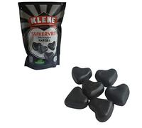 Dulces de regaliz bajos en carbohidratos | Klene | Corazones de regaliz sin azúcar | Peso total 105 gramos