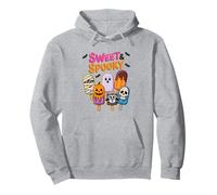 Dulces y espeluznantes Monstruos de Polos de Hielo de Halloween Sudadera con Capucha