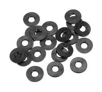 Dulcicasa Arandelas de goma M6, paquete de 20 unidades, diámetro interior de 6 mm, diámetro exterior de 13 mm, grosor de 1,6 mm, junta para tuberías de agua, tornillos de fijación de tuberías de agua,