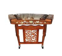 Dulcimer Tallado Con Cáscara De Palo De Rosa, 117 Cm De Largo, Que Incluye 69 Cm De Alto Soporte, Adecuado Para Principiantes/Exámenes/Bandas,D