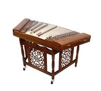 Dulcimer Tallado Con Cáscara De Palo De Rosa, 117 Cm De Largo, Que Incluye 69 Cm De Alto Soporte, Adecuado Para Principiantes/Exámenes/Bandas,B