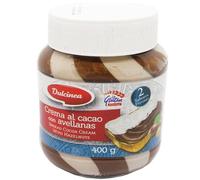 DULCINEA CREMA CACAO 2 SABORES TARRO 400 GR