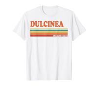 Dulcinea Retro Personalizado Nombre Vintage Rayas Camiseta gráfica económica