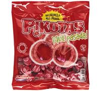 Dulciora - Pikotas - Caramelo de goma gragrado con sabor a cereza - 100 g - [pack de 4]