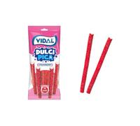 Dulcipica Fresa - Pack 14 bolsas de 90 g (1,26 kg) - Gominolas sabor fresa Vidal Golosinas, formato ahorro para fiestas y compartir