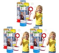 DULCOP - Burbujas Frozen - Burbujas de Jabón - 60 Ml - 047574 - Azul - Plástico - Licencia Oficial - Juguete Infantil - Juego al Aire Libre - A Partir de 3 años (Paquete de 3)