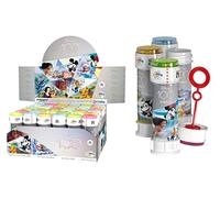 DULCOP - Pack de 36 Burbujas 100 Años Disney - Burbujas de Jabón - 60 Ml - 047331PA - Multicolor - Plástico - Licencia Oficial - Juguete Infantil - Juego al Aire Libre - A Partir de 3 años