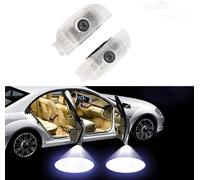 Duleutgnu 2 luces de entrada para puerta de coche, símbolo de bienvenida HD, decoración de ambiente, compatible con Mercedes Benz Clase SL