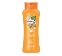 Dulgon Crema solar 30 resistente al agua, 250 ml, sin octocryleno, protección contra rayos UVA y UVB, protección solar 30 vegana y sin microplásticos, crema solar
