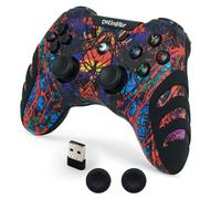 DuLingKer Mando PC Inalámbrico, Mando PS3 PC Gamepad con Hall Effect Joystick y Doble Vibración, Inalámbrico 2,4G Game Mandos para Windows 11 10 8 7, PS3, Android TV, TV Box, Steam, Raspberry Pi