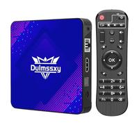 Dulmssxy Android TV Box,Android 13.0 4GB RAM 64GB ROM RK3528 Quad-Core 64bit Smart TV Box,Support 2.4G/5G WiFi6 10/100M Ethernet BT5.0 USB 3.0 DLNA H.265,Cortex-A53 Mali 450 MP2 GPU HDMI2.0 8K