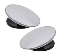 DULSPUE Espejos de Punto Ciego - HD Espejo retrovisor coche - 2Pcs Rotación de 360° Espejo Retrovisor de Punto Ciego,Convexo Espejo retrovisor,Impermeable,Redondo,Ajustables,para Coche,Moto,Camiones